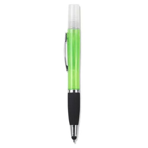 Geeko 3 in 1 Sanitizer Spray Stylus and Blue ink Pen (3 pack by Valotronics)