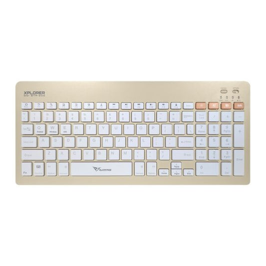 Alcatroz Xplorer Go! BTR-200 Bluetooth and Wireless Keyboard - Sand
