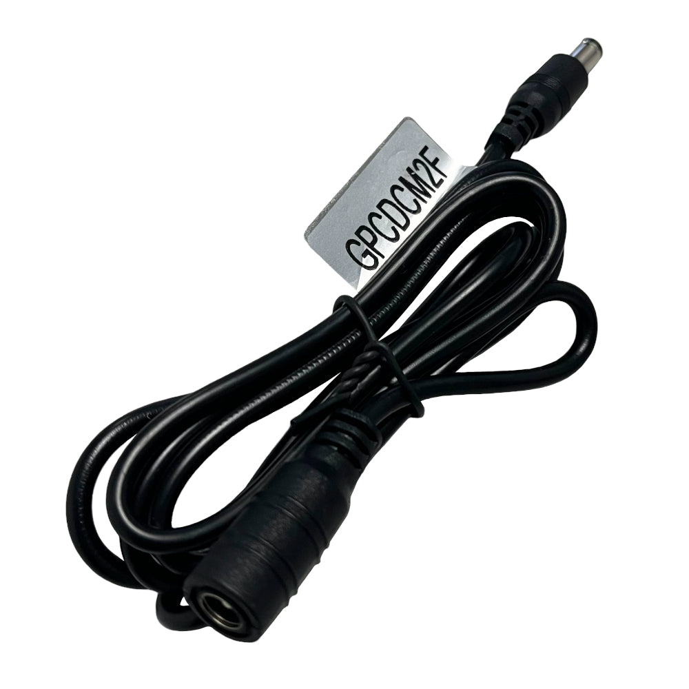 Gizzu 12V Male to Female DC Power Cable 1.2m (5 pack by Valotronics)