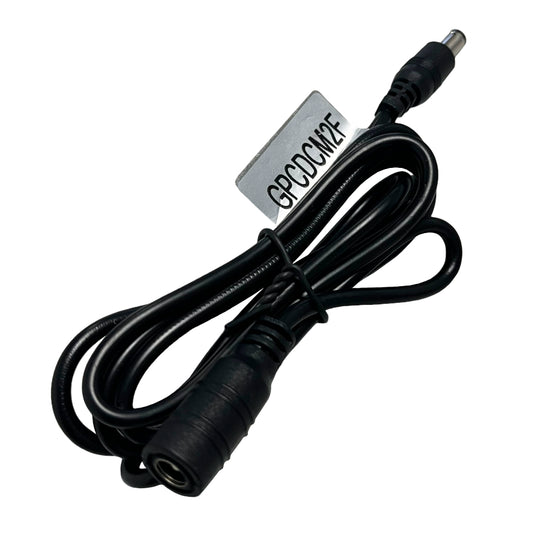 Gizzu 12V Male to Female DC Power Cable 1.2m (5 pack by Valotronics)