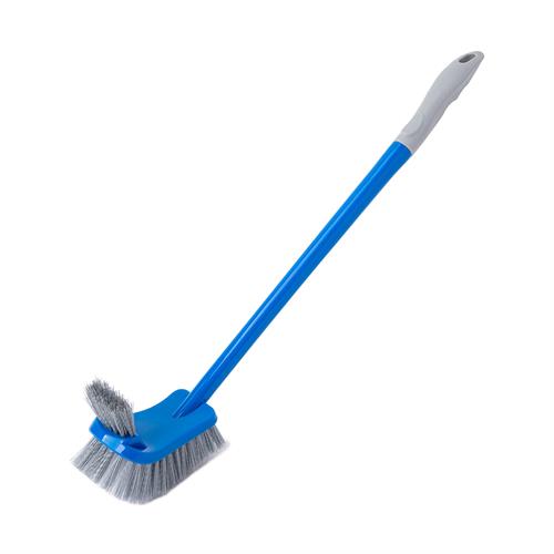 Kleaner Household Cleaning Plastic Bathroom Brush with soft (2 pack by Valotronics)