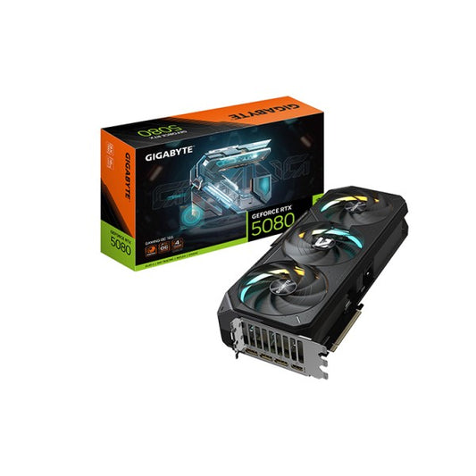 GIGABYTE NVIDIA RTX5080 GAMING OC 16GB GDDR7/ DP x3/ HDMI x1/ Support 8K.