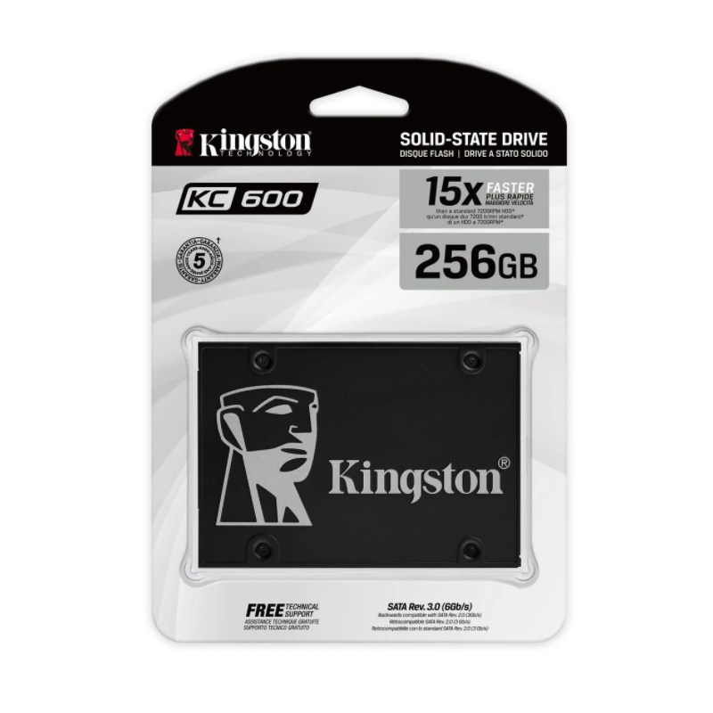 Kingston 2.5" 256Gb KC600