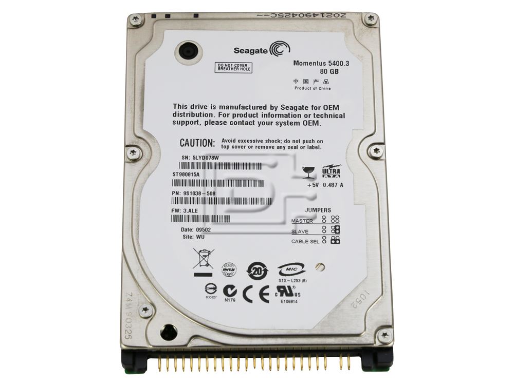 sT980815/23A 80Gb 8Mb 5400R
