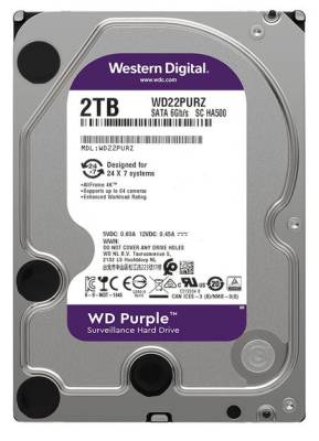 WD22/3PURZ 2Tb Purple 5400/256