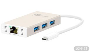 J5 JCH471 t-C->3xU3 hub+Lan(gb