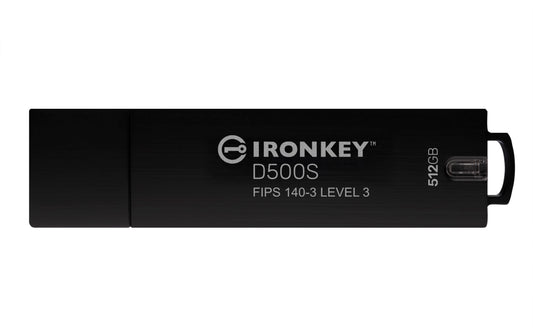 Kingston 512GB IronKey D500S FIPS 140-3 Level 3 AES-256