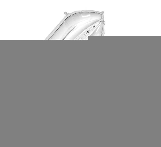 Casey 102cm Silver Balloon Number 4 (3 pack by Valotronics)