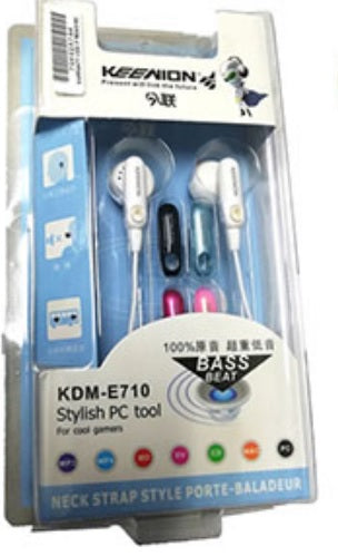 Geeko In-Ear Earphones With Volume (3 pack by Valotronics)