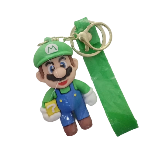 Casey Green Luigi Character Key Chain (3 pack by Valotronics)