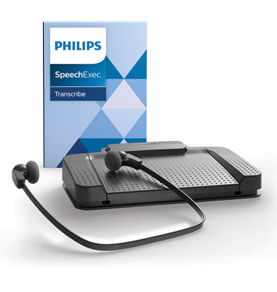 Transcription Device Incl Foot Control & Headset Philips