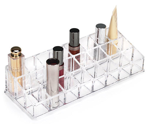 CASEY GLAM GURU LIPSTICK SHELF - CLEAR (2 pack by Valotronics)