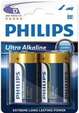 Philips Ultra Alkaline Battery LR20E2B 2 x Type D (2 pack by Valotronics)