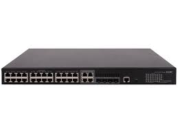 H3C SWITCH - 28-PORT LAYER 2 GIGABIT POE+ - 24X 10/100/1000BASE-T, 4X 100/1000 BASE-X SFP - 170W POE