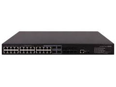 H3C SWITCH - 28-PORT LAYER 2 GIGABIT POE+ - 24X 10/100/1000BASE-T, 4X 100/1000 BASE-X SFP+ - 370W