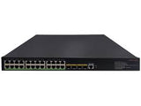 H3C SWITCH - 28-PORT LAYER 2 GIGABIT POE+ - 24X 10/100/1000BASE-T, 4X 100/1000/10000 BASE-X SFP+ - 370W POE