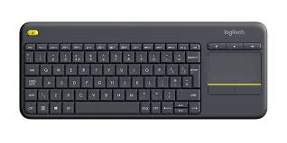 Logitech K400 Plus - Wireless Keyboard - Touchpad - Black - USB