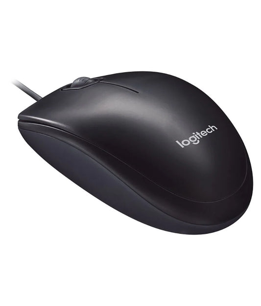 Logitech M90 - Wired Mouse - Black - USB (2 pack by Valotronics)