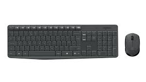 Logitech MK235 - Wireless Keyboard and Mouse combo - Graphite - USB