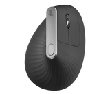 Logitech MX Vertical - Wireless Ergonomic mouse - Bluetooth - Silent - Graphite