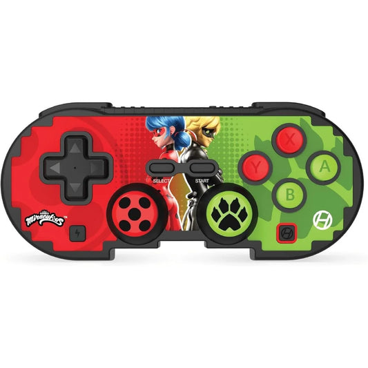 Hyperkin Official Miraculous Pixel Art Bluetooth Switch Controller - Ladybug