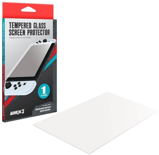 Armor3 Tempered Glass Screen Protector For Nintendo Switch OLED