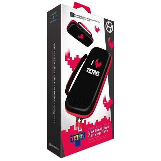 Hyperkin Limited Edition Official Tetris EVA Hard Shell Carrying Case - Heart Drop