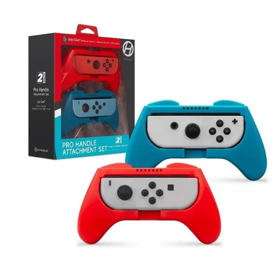 Hyperkin Pro Handle Attachment Set 2 Pack for Switch Joy-Con - Blue/Red