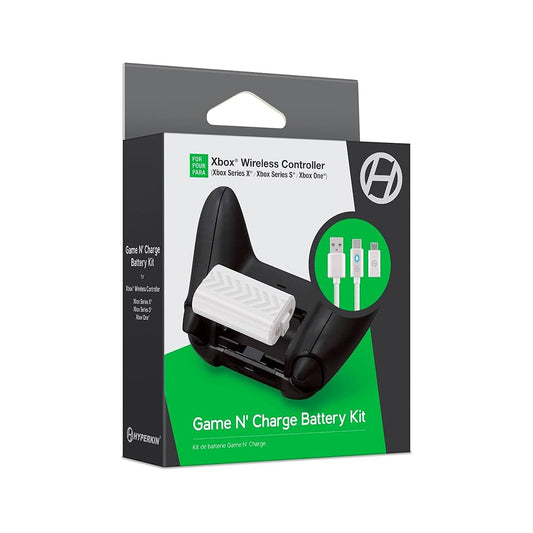 Armor3 Game N' Charge Battery Kit for Xbox Series X - White