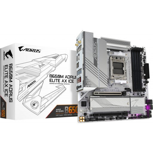 Gb B650 Aorus Elite Wht/ice+WL