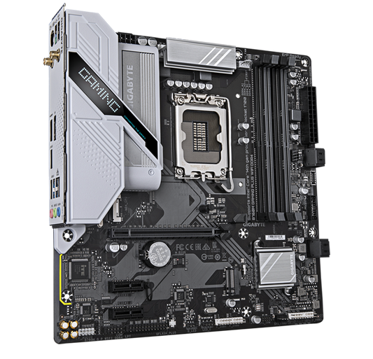Gigabyte B760M GAMING AC DDR4 B760 Express Chipset Gen 12/ 13/ 14 LGA 1700 Micro ATX Motherboard