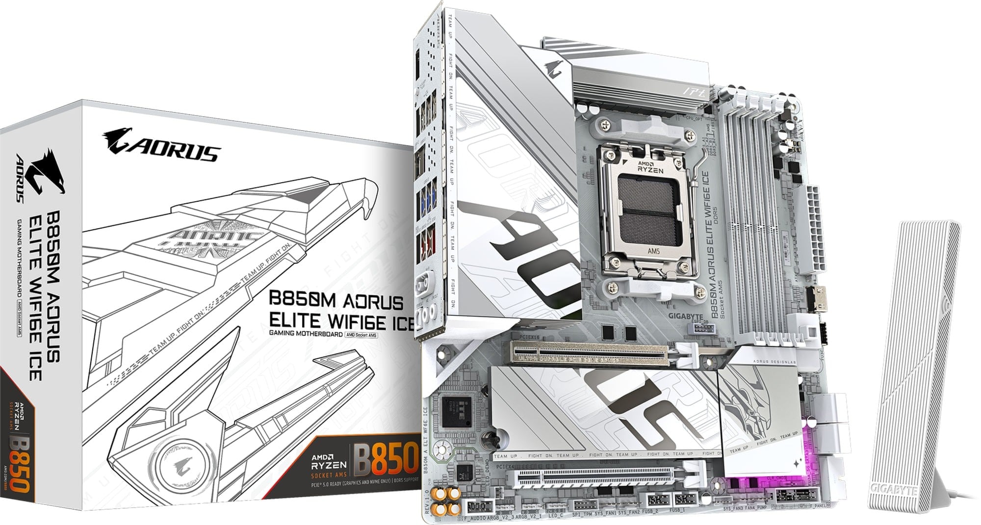 Gb B850M Aorus Elite Whi+Wifi