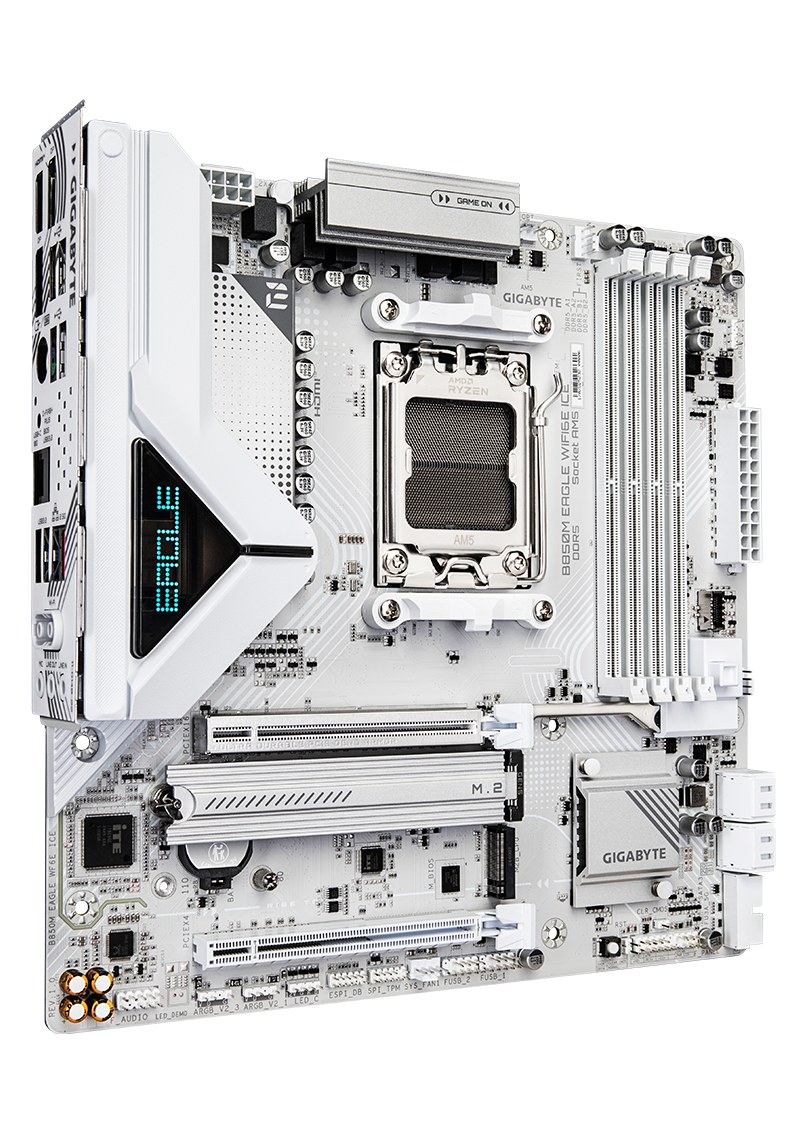 Gb B850M Eagle White(ice)+Wifi