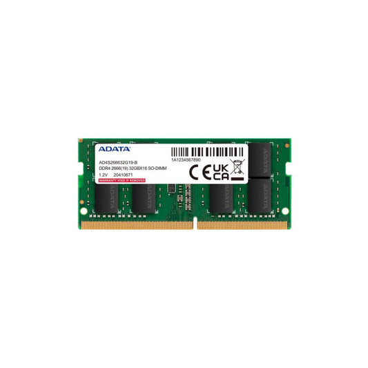 Adata Valueram 16Gb DDR4-2666 (pc4-21330) so-dimm CL19 1.2V Notebook Memory Module