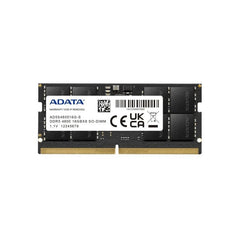 Adata AD5S480016G 16GB (1 x 16GB) DDR5 DRAM 4800MHz CL40 1.1V SO-DIMM Memory Module