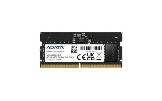 Adata Valueram 8GB DDR5-4800 262 pin 1.1V CL40 SO-DIMM Memory
