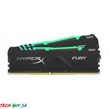 Kingston Hyper-x RGB Fury 32Gb(16Gb x 2) DDR4-3200 (pc4-25600) CL16 1.35v Desktop Memory Module