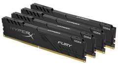 Kingston Hyper-x Fury 128Gb(32Gb x 4) DDR4-2400 (pc4-19200) CL15 1.2v Desktop Memory Module