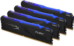 Kingston Hyper-x RGB Fury 128Gb(32Gb x 4) DDR4-2666 (pc4-21300) CL16 1.2v Desktop Memory Module