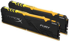 Kingston Hyper-x RGB Fury 128Gb(32Gb x 4) DDR4-3200 (pc4-25600) CL16 1.35v Desktop Memory Module