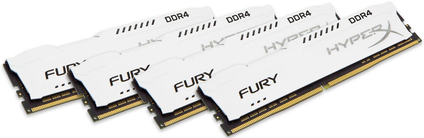 Kingston HyperX FURY Black 32GB(8Gb x 4) DDR4-2933 (pc4-23400) CL17 1.2v Desktop Memory Module
