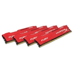 Kingston HyperX FURY Red 32GB (8Gb x 4) DDR4-2933 (pc4-23400) CL17 1.2v Desktop Memory Module
