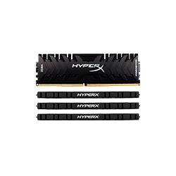 Kingston HX430C15PBK4/32 Hyper-x Predator 32GB(8Gb x 4) DDR4-3000 CL15 1.2v Desktop Memory Module
