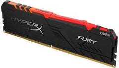 Kingston Hyper-x RGB Fury 8Gb DDR4-3200 (pc4-25600) CL16 1.35v Desktop Memory