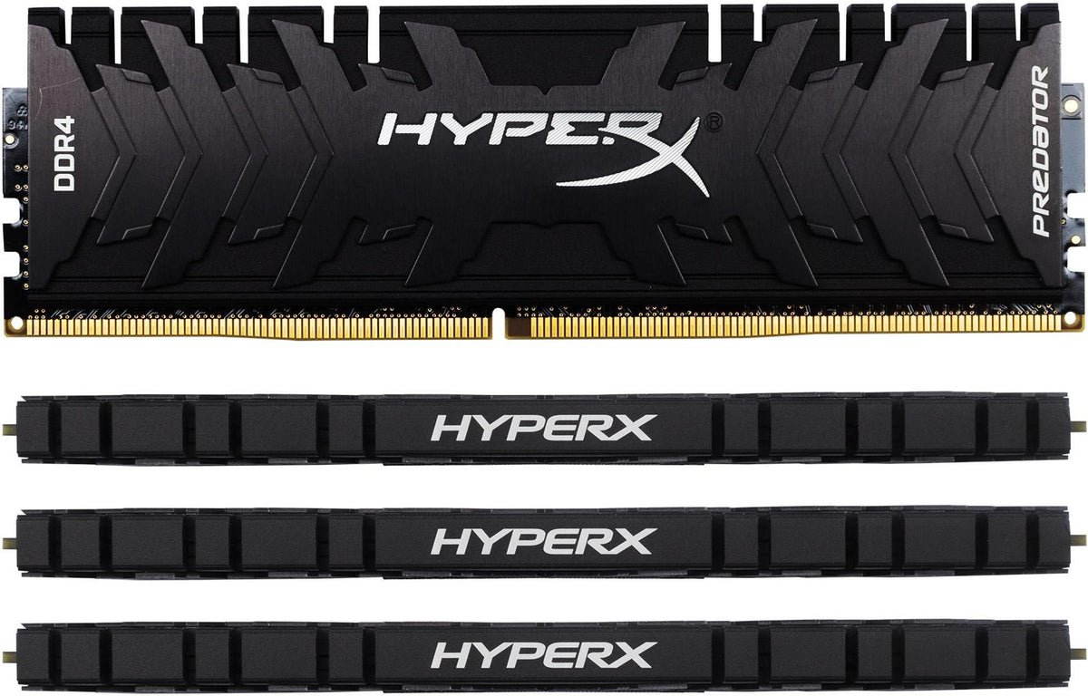 Kingston Hyper-x Predator 32Gb(8Gb x 4) DDR4-3300 (pc4-26666) CL16 1.35v Desktop Memory Module