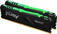 Kingston Hyper-x RGB Predator 16Gb(8Gb x 2) DDR4-3733 (pc4-29999) CL19 Server Memory Module