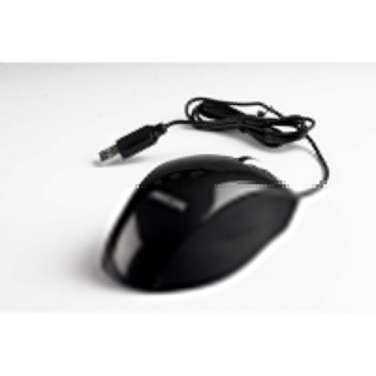 MECER BLACK USB OPTICAL WHEEL MOUSE (1000 DPI).