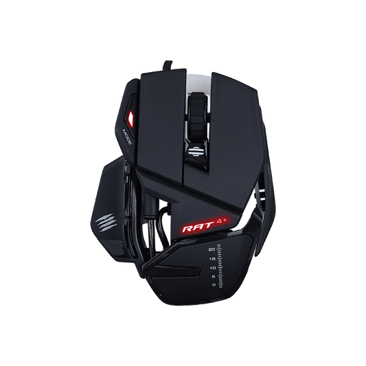 Mad Catz R.A.T. 4+ Wired Optical Gaming Mouse - Black