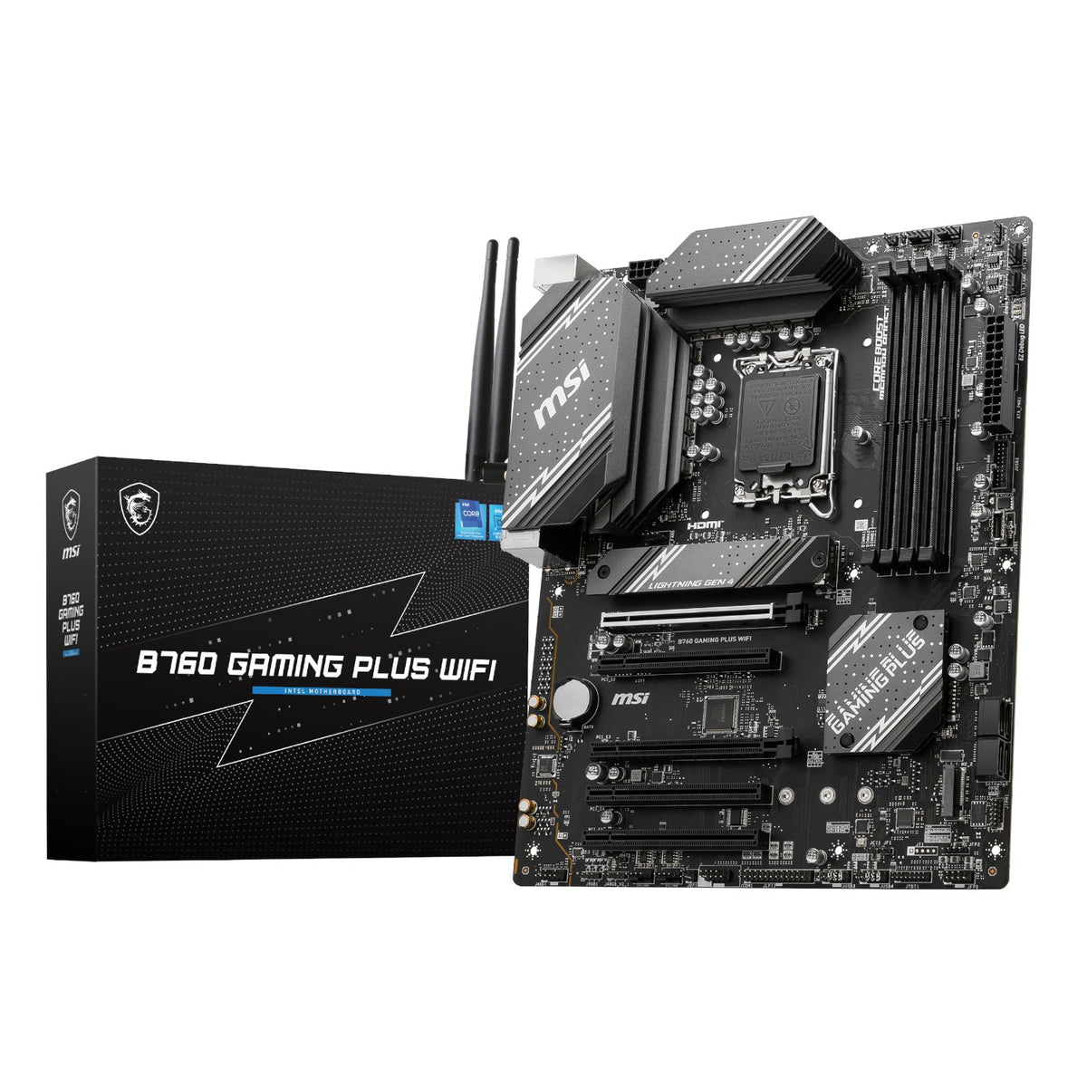 MSI B760 GAMING PLUS WIFI DDR5 LGA1700 ATX Motherboard 