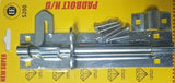 Noble Lockable Pad Bolt latch 200mm Zinc Plated (2 pack by Valotronics)